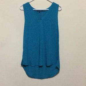 Textured sleeveless blouse